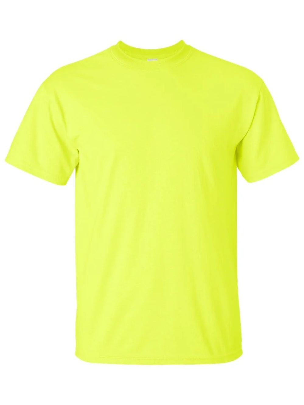 Gildan Men's High-Visibility Neon Yellow Short Sleeve Tee XL